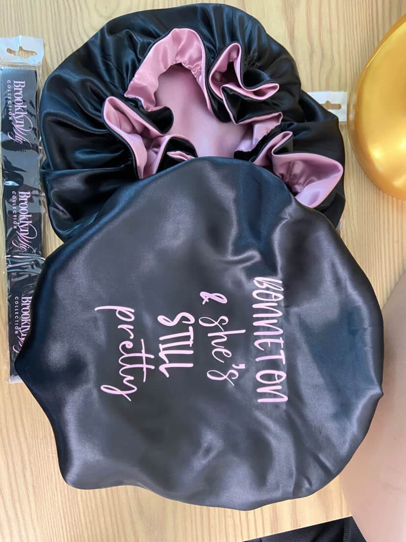 Signature Satin Bonnet