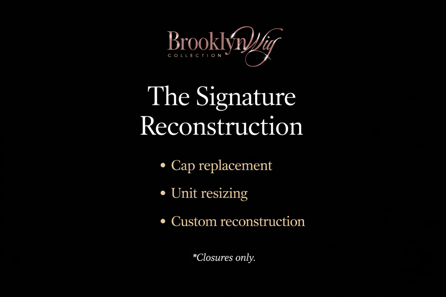 The Signature Reconstruction